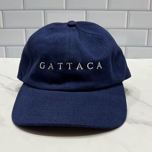 Vintage 90s GATTACA Film Crew Hat Production Snapback Cap Movie Promo RARE
